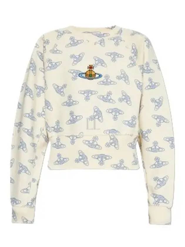 Logo Athletic Sweatshirt Cream - VIVIENNE WESTWOOD - BALAAN 2