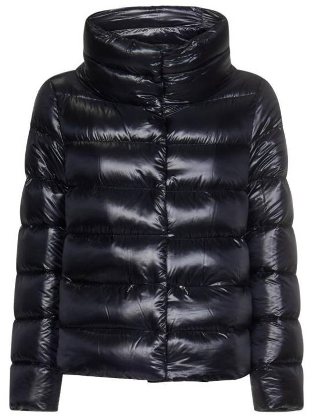 high neck down padded jacket black - HERNO - BALAAN 1