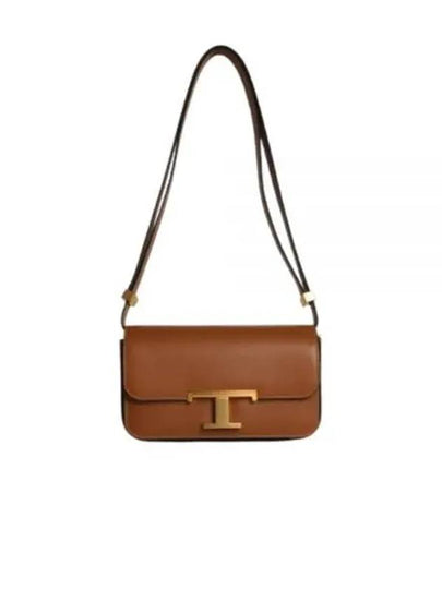 T Timeless Shoulder Bag Brown - TOD'S - BALAAN 2