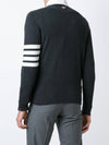 diagonal armband cashmere knit MKA001A - THOM BROWNE - BALAAN 3