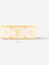 Nanogram Enamel Ring White M1565M - LOUIS VUITTON - BALAAN 3