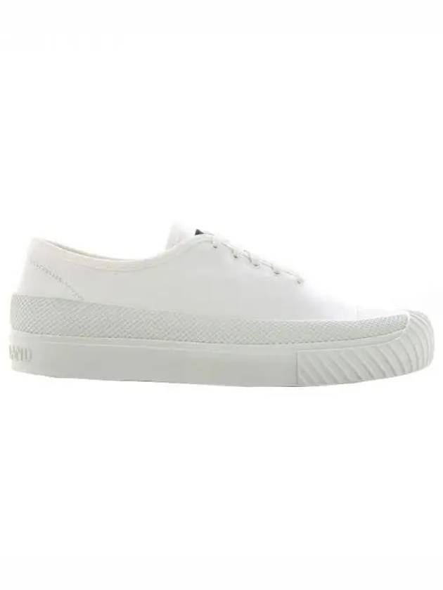 Waffen Patch Canvas Low Top Sneakers White - STONE ISLAND - BALAAN 2