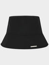 Elgort Nylon Bucket Hat Black - REPERE - BALAAN 1