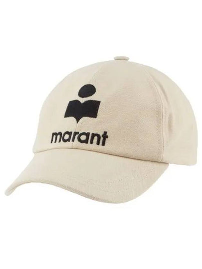 Tyron Logo Cotton Ball Cap Ecru - ISABEL MARANT - BALAAN 2