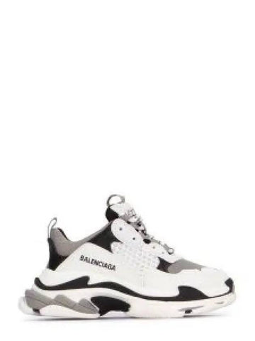 654251 W2CA8 Kids Triple S Sneakers White Black 1343464 - BALENCIAGA - BALAAN 1