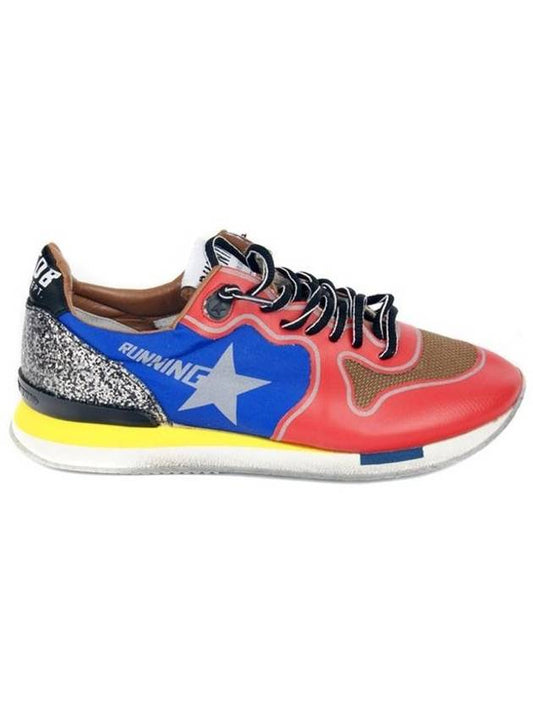 Running Low Top Sneakers Red Blue - GOLDEN GOOSE - BALAAN 1