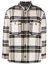 ERVEY Shirt Jacket Ecru MA1269 22A013E 23EC - ISABEL MARANT - BALAAN 1