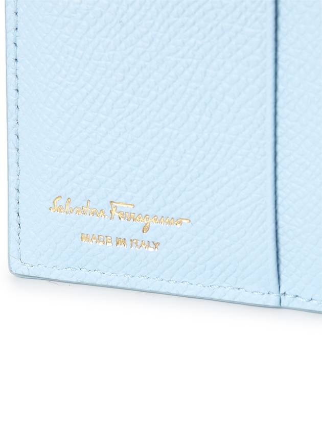 Ferragamo Gancini Women s Bicycle Wallet 22 D780 SKY BLUE 0774982 - SALVATORE FERRAGAMO - BALAAN 5