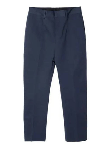 Cotton gabardine trousers - PRADA - BALAAN 1