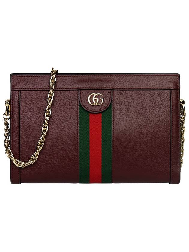 Ophidia Chain Shoulder Bag Burgundy - GUCCI - BALAAN 2