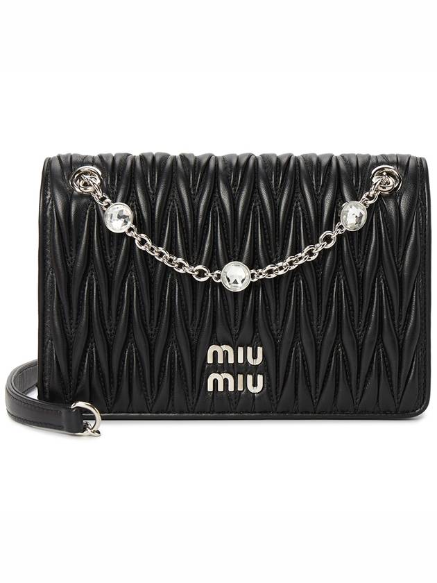 Materasse Nappa Leather Mini Bag Black - MIU MIU - BALAAN 3