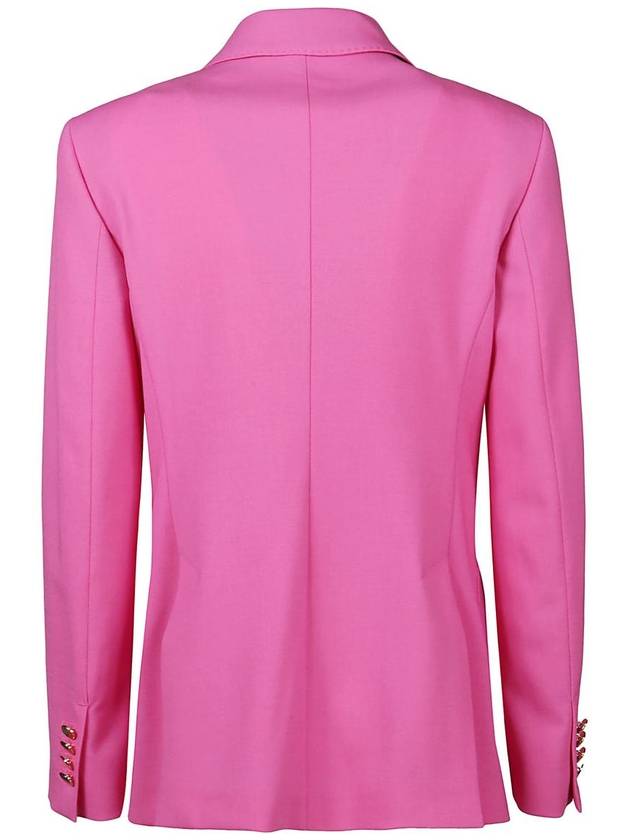 double breasted mohair jacket pink - MAX MARA - BALAAN 3