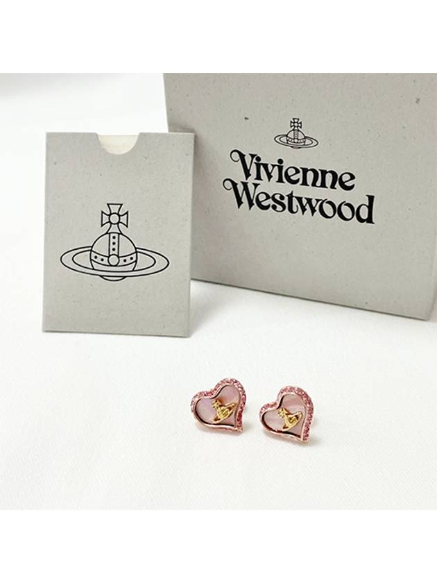 Petra Stud Earrings Rose Pink - VIVIENNE WESTWOOD - BALAAN 4