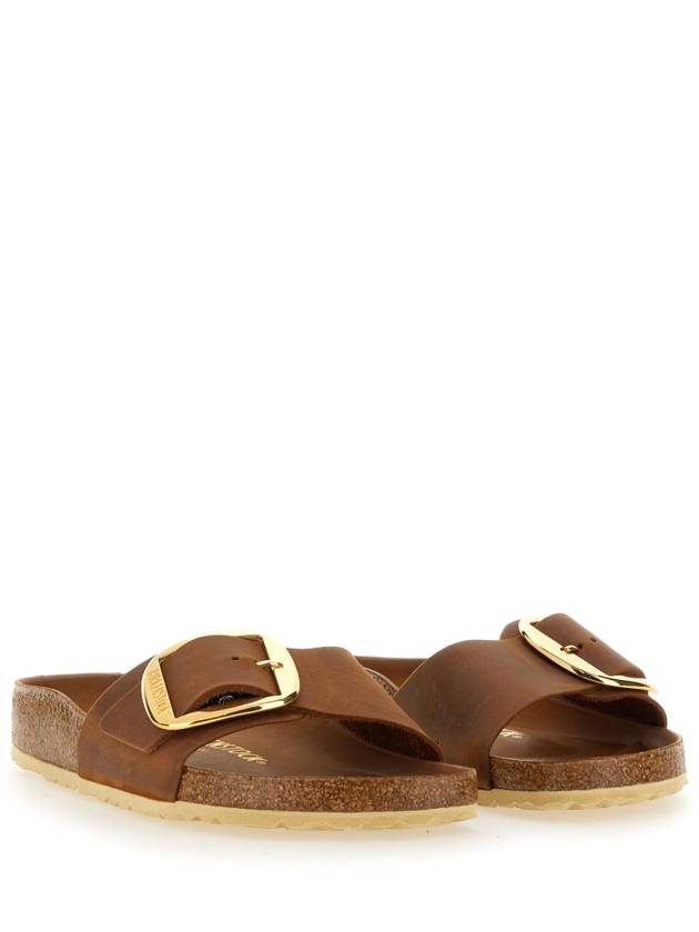 Madrid Big Buckle Slippers Cognac - BIRKENSTOCK - BALAAN 10