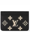 Monogram Empreinte Leather Card Wallet Black - LOUIS VUITTON - BALAAN 5