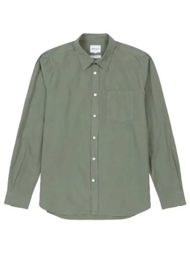 Oswald Tencel Shirt Dry Sage Green - NORSE PROJECTS - BALAAN 1