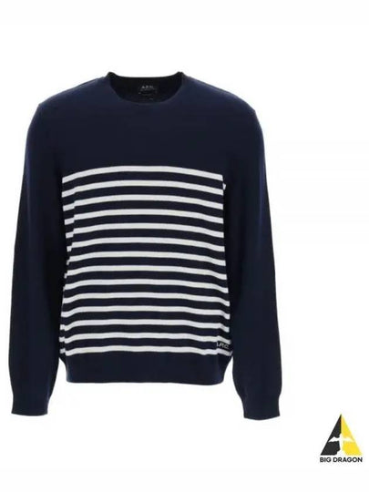 Matthew Cashmere Sweatshirt Navy - A.P.C. - BALAAN 2