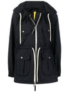 LAHEMAA Genius Hooded Jacket Black 1A000 07 M1432 999 - MONCLER - BALAAN 1