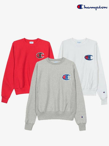 Big C logo point color sweatshirt GF70 Y07472 - CHAMPION - BALAAN 1