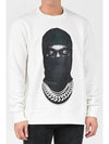 NUW21246 Mask Sweatshirt White 081 - IH NOM UH NIT - BALAAN 2