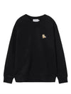 Chillax Fox Patch Classic Sweatshirt Black - MAISON KITSUNE - BALAAN 2