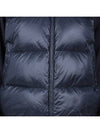 Logo Patch Knit Padded Zip-up Jacket Navy - MONCLER - BALAAN 9