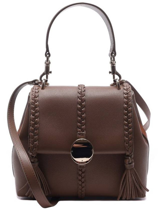 Penelope Leather Shoulder Bag Dark Nut - CHLOE - BALAAN 2