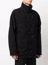 Men's Shadow Wappen Zip-up Jacket Black - STONE ISLAND - BALAAN 4