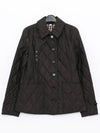 Diamond Quilted Thermoregulated Jacket Black - BURBERRY - BALAAN 3