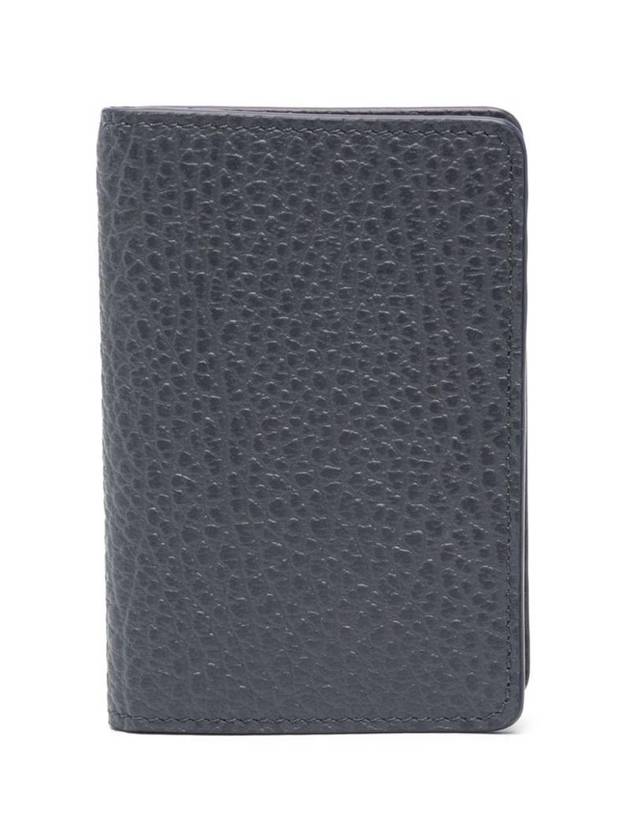 Bovine Leather Card Wallet Pewter - MAISON MARGIELA - BALAAN 1