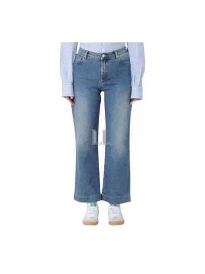 Women's Sailor Crop Straight Jeans Blue - A.P.C. - BALAAN 2