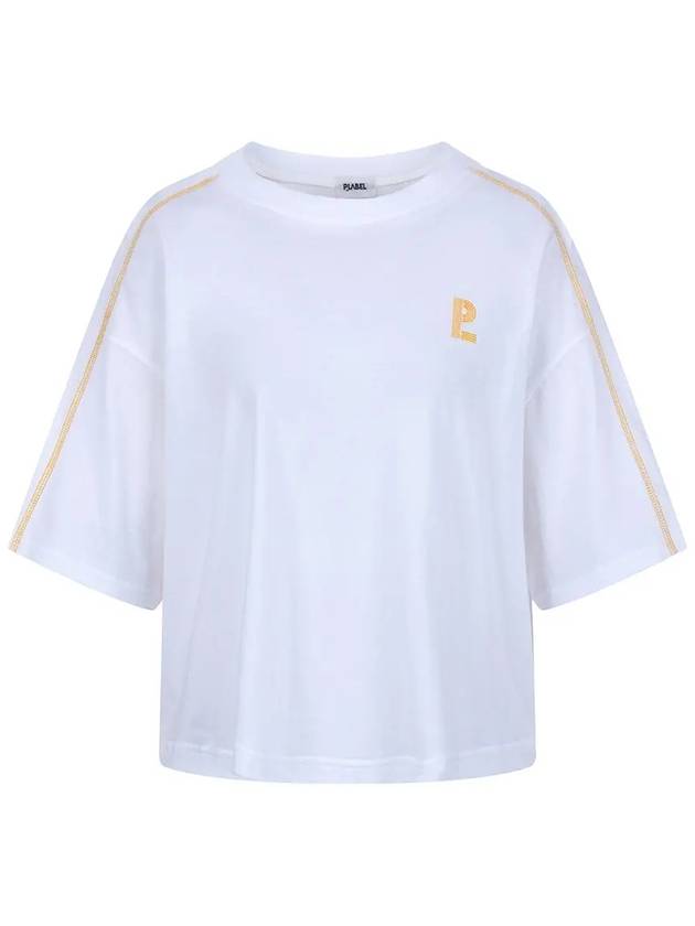 LOGO JERSEY T-SHIRT MW3ME128WHT - P_LABEL - BALAAN 11