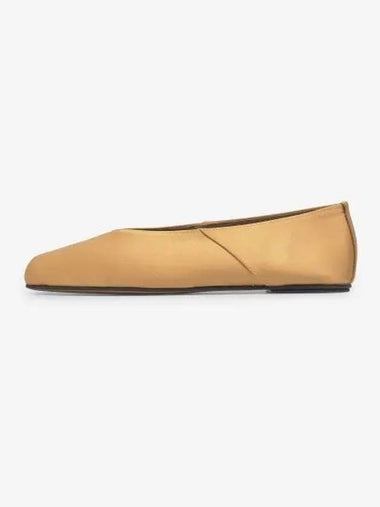 Satin Ballet Flat Shoes Sand F1139W326SND - THE ROW - BALAAN 1