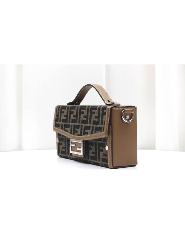 FF fabric soft trunk baguette cross bag 7VA565 - FENDI - BALAAN 3