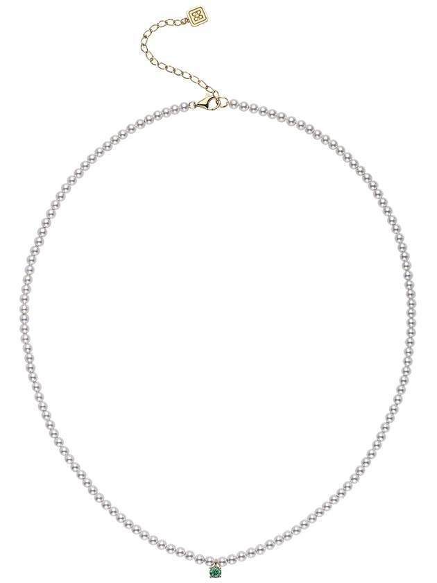 Pearl BB Bijou Pearl Necklace White - BE/GINS - BALAAN 1