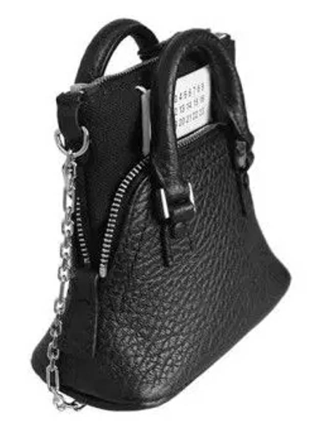 5AC Classic Baby Shoulder Bag Pale Black - MAISON MARGIELA - BALAAN 5