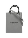 Logo Top Handle Tote Bag Grey - BALENCIAGA - BALAAN 1