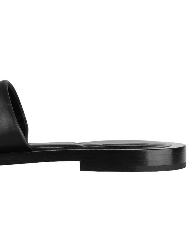 Women's Void Leather Slippers Black - BALENCIAGA - 7