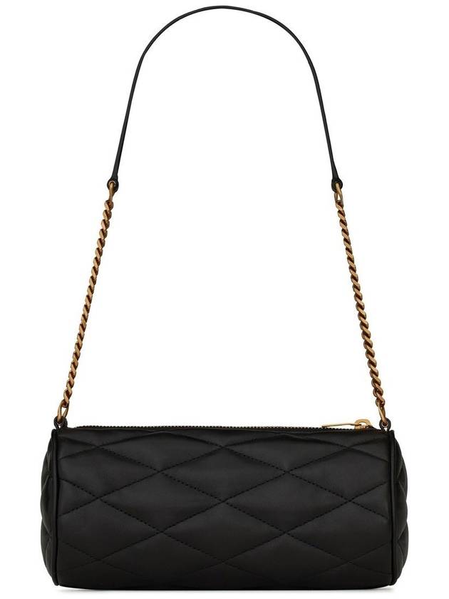 Tube Quilting Small Shoulder Bag Black - SAINT LAURENT - BALAAN 4