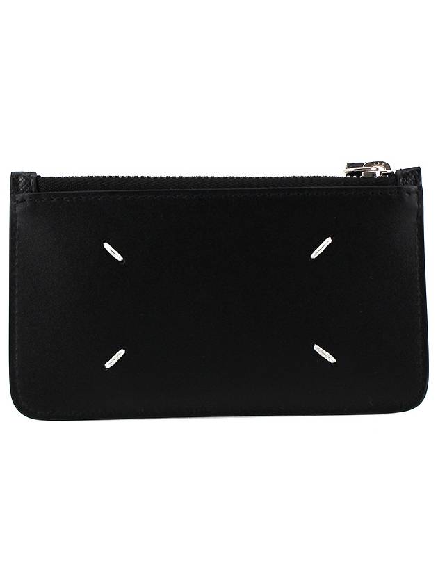 Stitch Zipper Card Wallet Black - MAISON MARGIELA - BALAAN 2