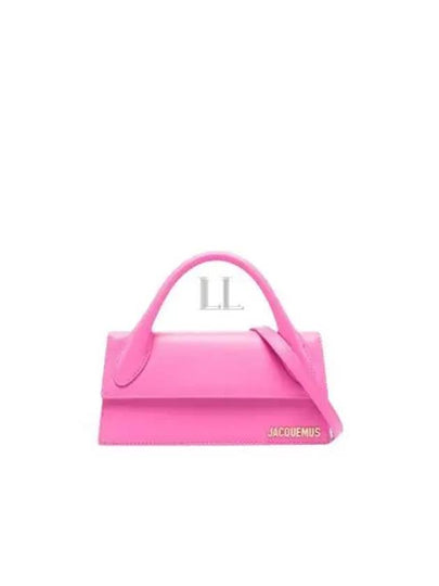 Le Chiquito Long Leather Tote Bag Pink - JACQUEMUS - BALAAN 2