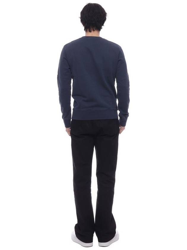 Chillax Patch Regular Sweatshirt Ink Blue - MAISON KITSUNE - BALAAN 6