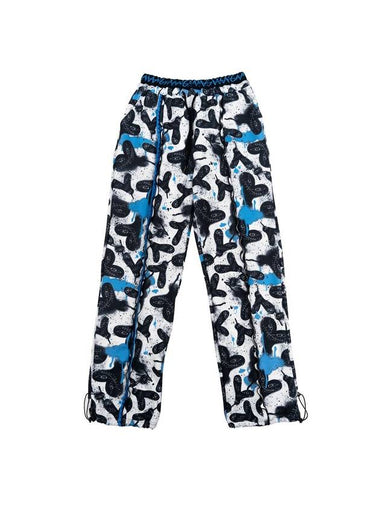 Graphic Wide Pants Blue - GRAPHISTE MAN.G - BALAAN 1