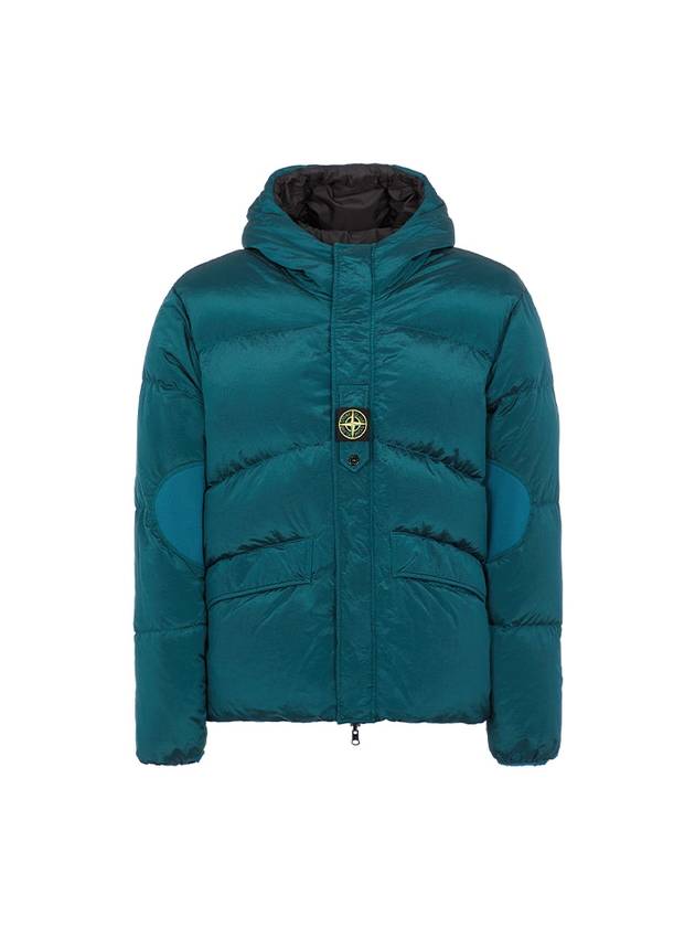 Logo Patch Reversible Padding Green - STONE ISLAND - BALAAN 2