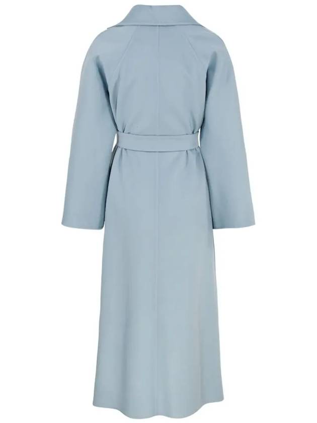 Cadmio Wool Cashmere Belt Single Coat Light Blue - MAX MARA - BALAAN 4