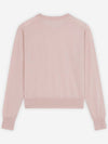 Women's Baby Fox Patch Regular Knit Top Pink - MAISON KITSUNE - BALAAN 3