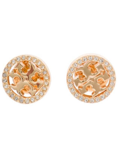 Miller Crystal Stud Earrings Gold - TORY BURCH - BALAAN 2