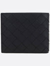 Intrecciato Leather Half Wallet Black - BOTTEGA VENETA - BALAAN 5