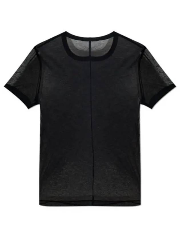 Crew Neck Short Sleeve T Shirt Black - HELMUT LANG - BALAAN 2