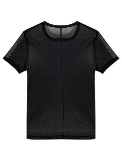 Crew Neck Short Sleeve T Shirt Black - HELMUT LANG - BALAAN 2